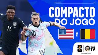 COMPACTO: ESTADOS UNIDOS X BÉLGICA | COPA DO MUNDO FIFA™ 2026 | OITAVAS DE FINAL