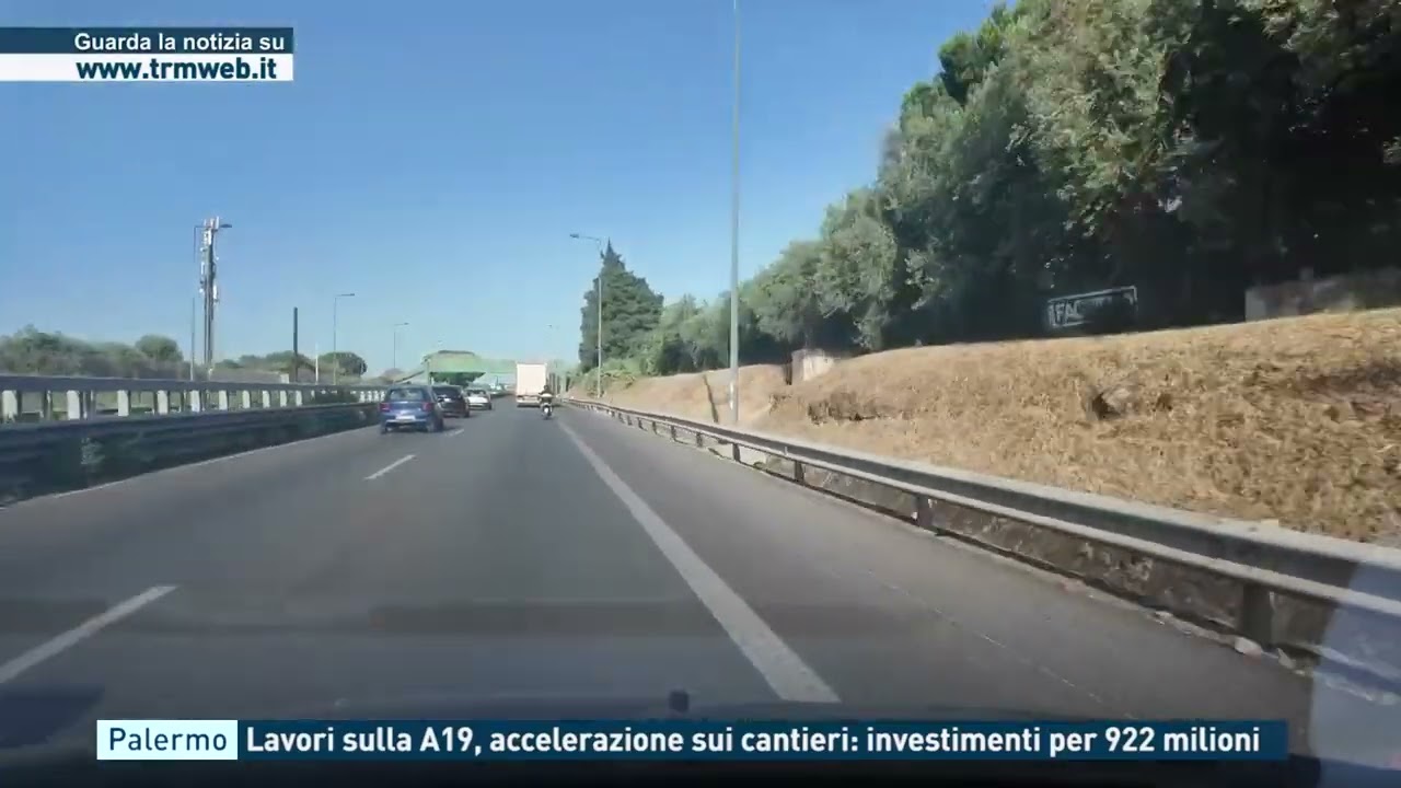 Palermo - Lavori sulla A19, accelerazione sui cantieri: investimenti per 922 milioni