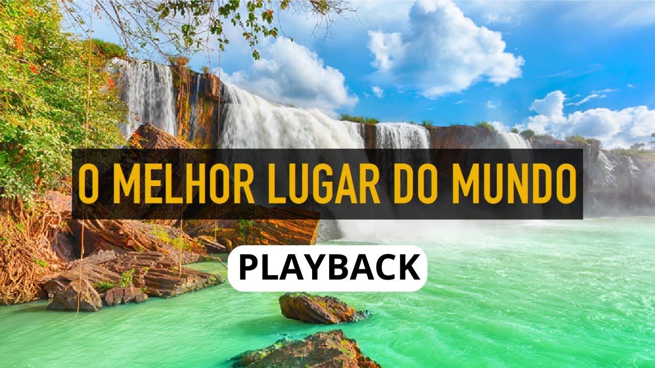O MELHOR LUGAR DO MUNDO JA PLAYBACK COM LETRA GRANDE CD JOVEM
