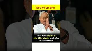 Nitish Kumar resigned as