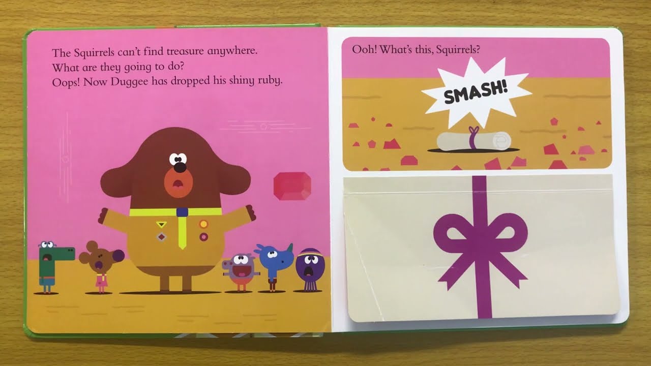 Hey Duggee Treasure Hunt Book - Read Aloud Book for Children, Toddlers and Kids