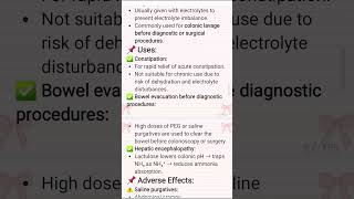 Osmotic laxatives - git#notes #constipation #pharmcology #like #share #subscribe #youtubeshorts