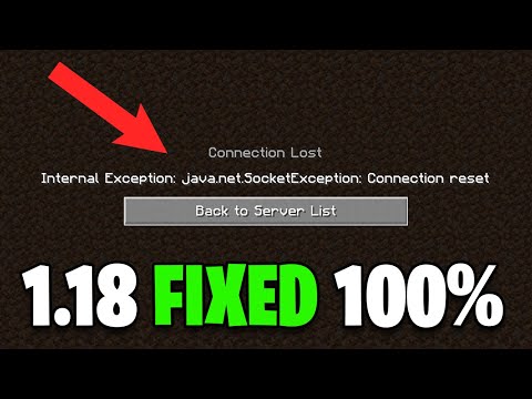 How to Fix Connection Reset Error | Minecraft 1.18