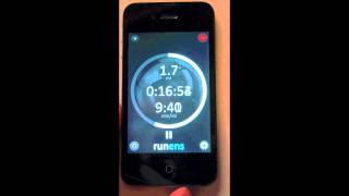 runens GPS social running app demo screenshot 4