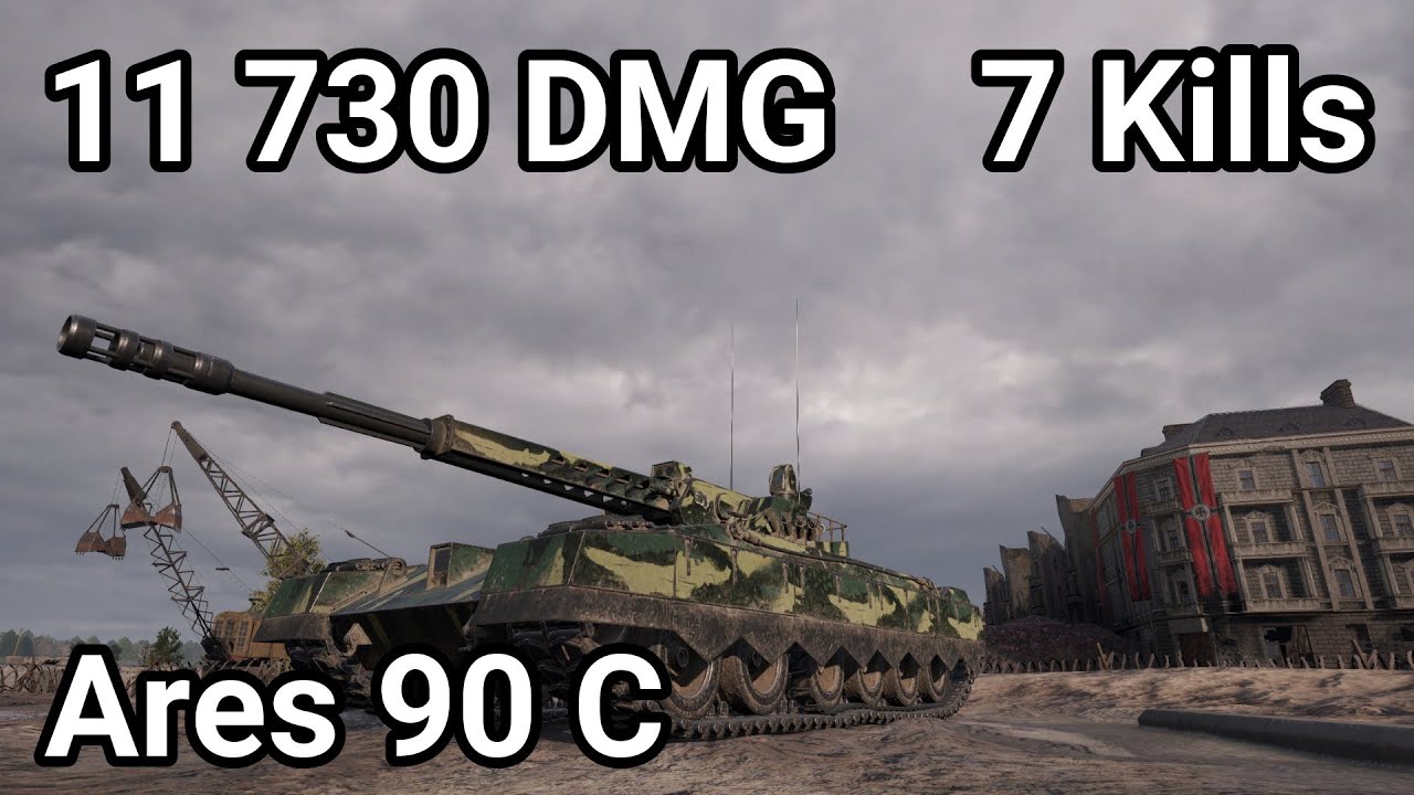 ARES 90 C: 11.7K DAMAGE 7 KILLS - THE ULTIMATE SHELL RAIN | World of Tanks