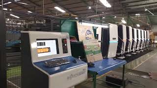 TCY 1227 Fixed type Flexo Folder Gluer High quality solid print Speed 15600