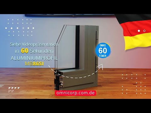 Aluminium Fenster und Türprofil MB-86SI Aluprof - omnicorp.com.de