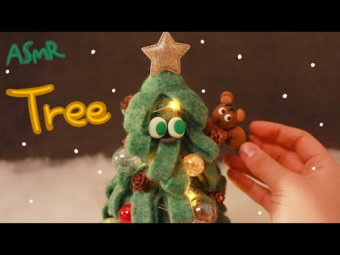 ASMR  Eng sub 🎄 잠이 솔솔 포근한 트리 이야기  / A tree story  /  Merry christmas 💖 Ear cleaning / relaxing