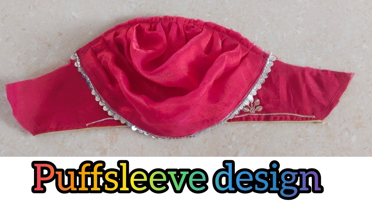 Trending puff sleeve design cutting and stitching very easy method|| puff sleeve design