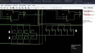 4-bit full adder on transistors