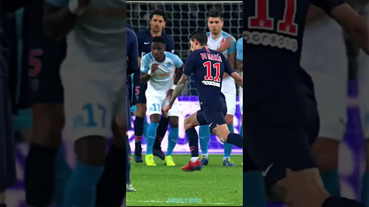 THIS DI MARIA FREE KICK😍🔥#shorts #foryou #fyp #football #dimaria