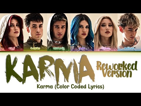 Karm6 “KARMA Reworked Version” Color Coded Lyrics
