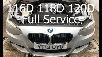 BMW 116D 118D 120D 125D Full Service Oil & Filter, Fuel, Air Cabin Filters Service Light Reset F20