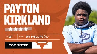 WATCH: 4-star OT Payton Kirkland commits to the Texas Longhorns