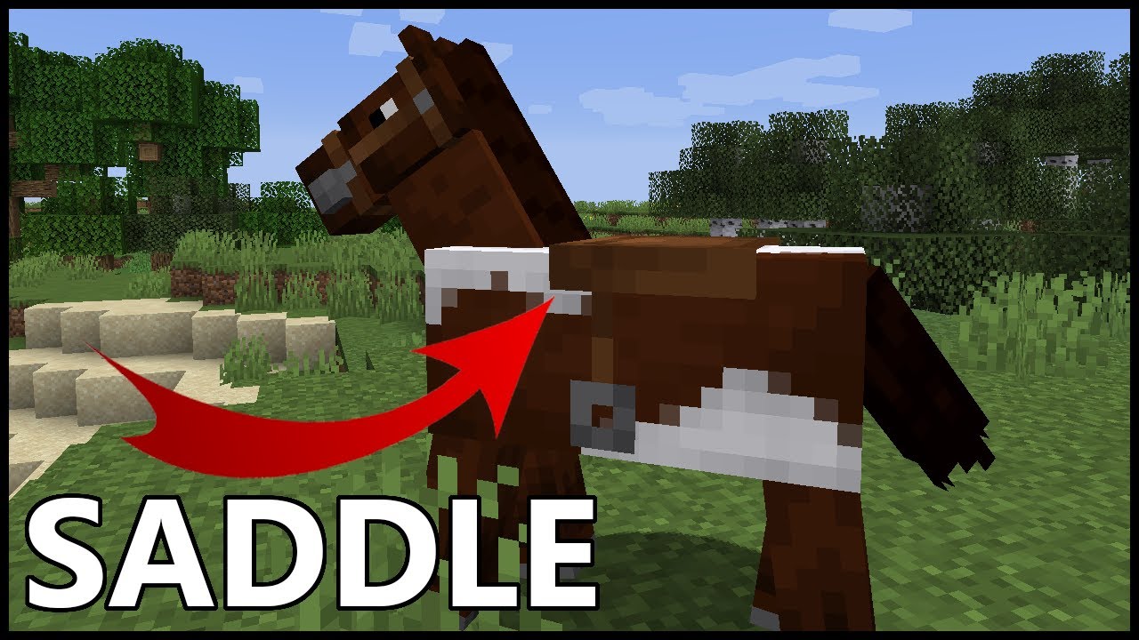 How To Get SADDLES In Minecraft? - YouTube