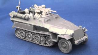 Warlord Games' 1/56th plastic Sd Kfz 251/10 &  T-34/85 kits