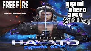 GTA Free Fire - Skin Hayato Chama Azul (PC & Android) @Lkbosss