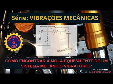 #VIBRAÇÕES EXERCICIO 1.13 COMO CALCULAR MOLA EQUIVALENTE