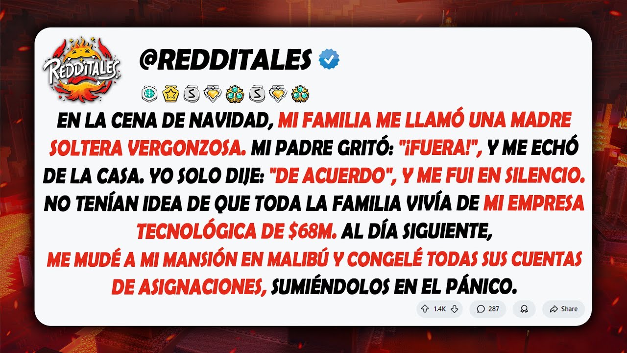 En la cena de Navidad, mi familia me llamó una madre soltera vergonzosa. Mi padre gritó: "¡Fuera!".