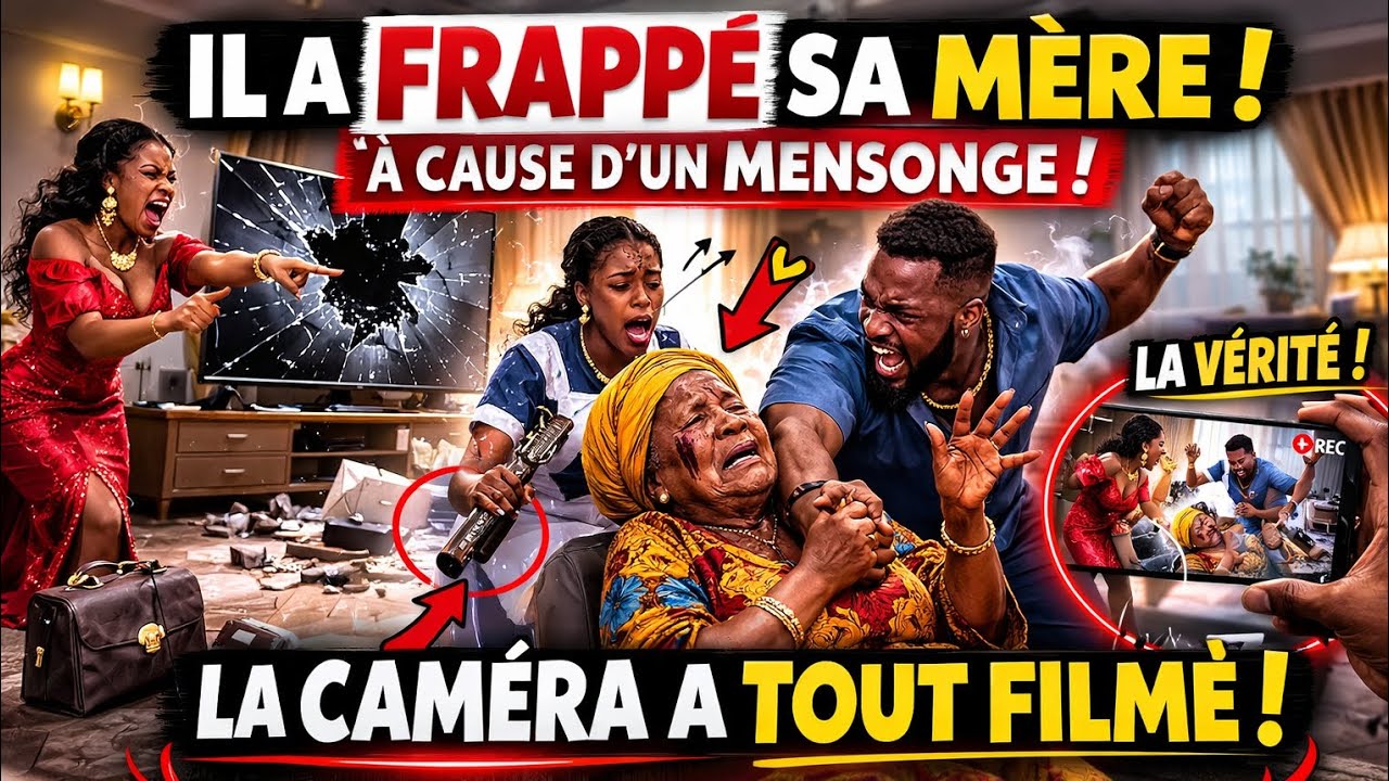 Il Frappe Sa Propre Mère à Cause d’un Mensonge… Mais La Caméra Révèle Toute La Vérité ! 😱