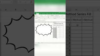 Excel Series Fill 3 Methods in Hindi | Excel Me Number Series Kaise Bhare | Excel Tips #excel