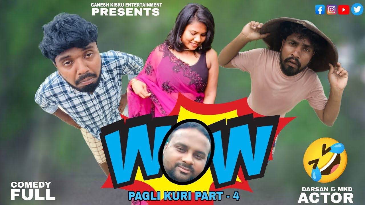 Musla herel wow || Pagli kuri part - 4 || Pagli kuri Roasted || Ganesh kisku and Darsan