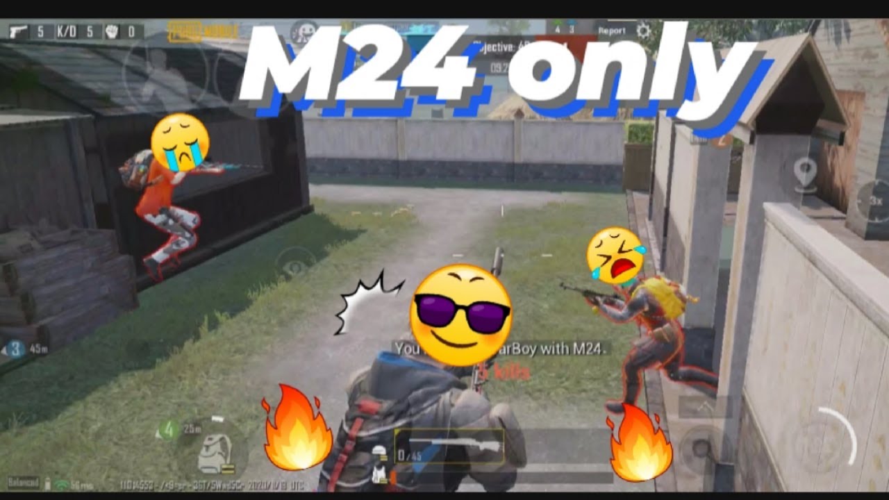 TDM Match pubg mobile m24 only - YouTube