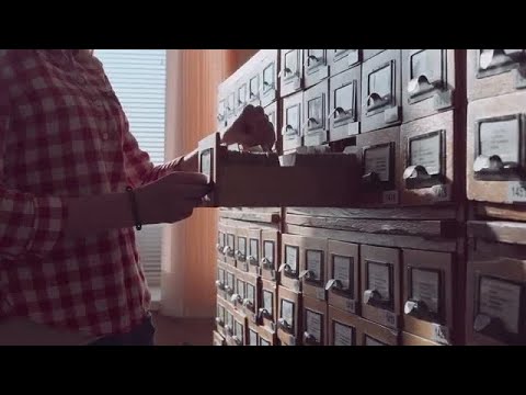 Library Archive Stock Video - YouTube