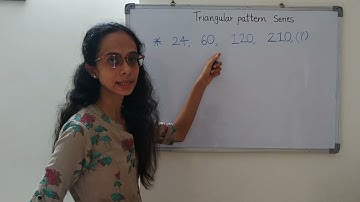 How to identify the triangular pattern series