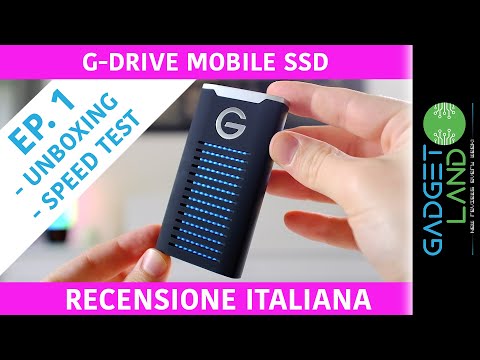 Recensione G-Technology G-DRIVE Mobile SSD - EP.1: unboxing e SPEED TEST | SSD rugged e resistente