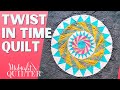 Twist in Time English Paper Piecing Quilt | Angela Walters the Midnight Quilter