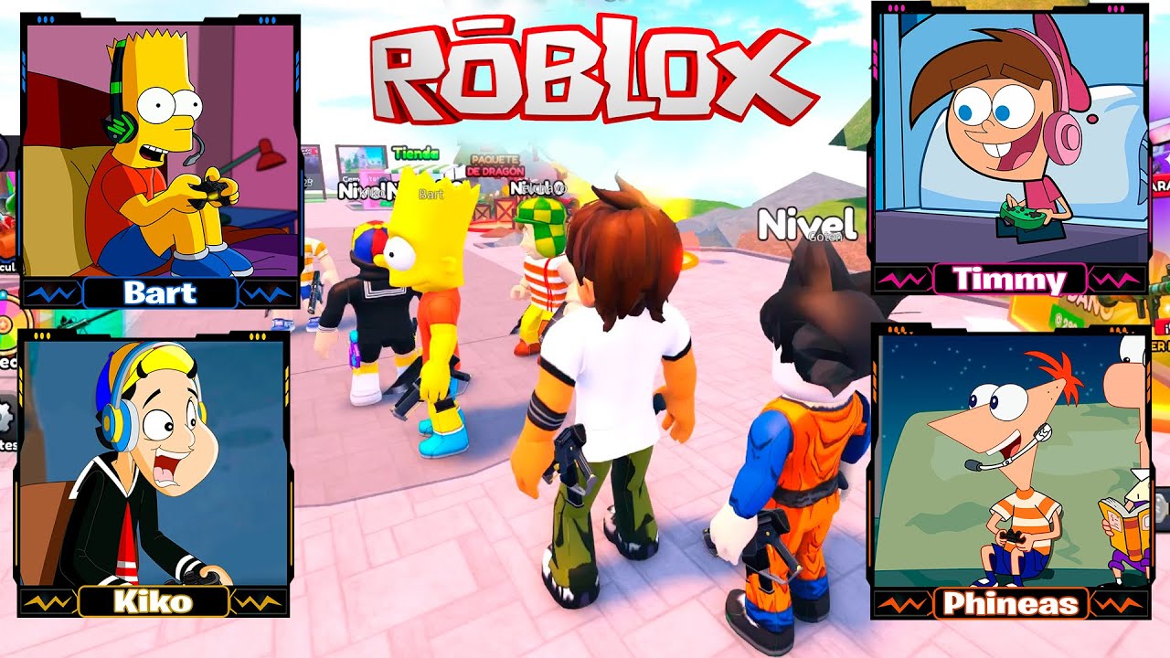 PILLOS GAMER - ROBLOX (BEN 10, PHINEAS, BART SIMPSON,KIKO, TIMMY TURNER, GOTEN, CHAVO) | FactyKilian