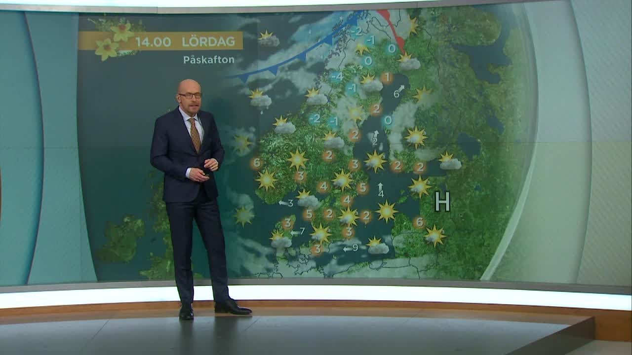 Vädret 22.00 - Nyheterna (TV4)