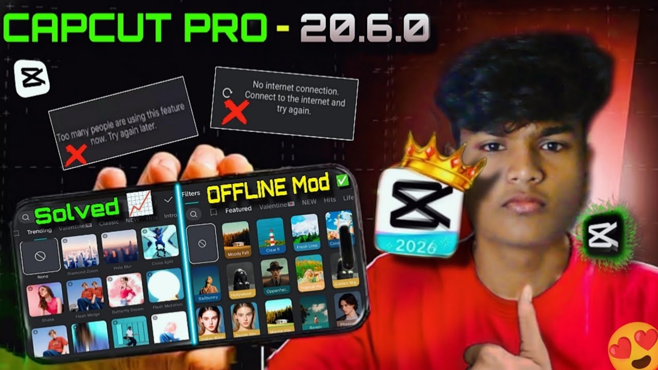 CapCut Pro 20.6.0 ✅ No Internet connection Problem Solved 📈 🗣️ Best VPN For CapCut (2026) 