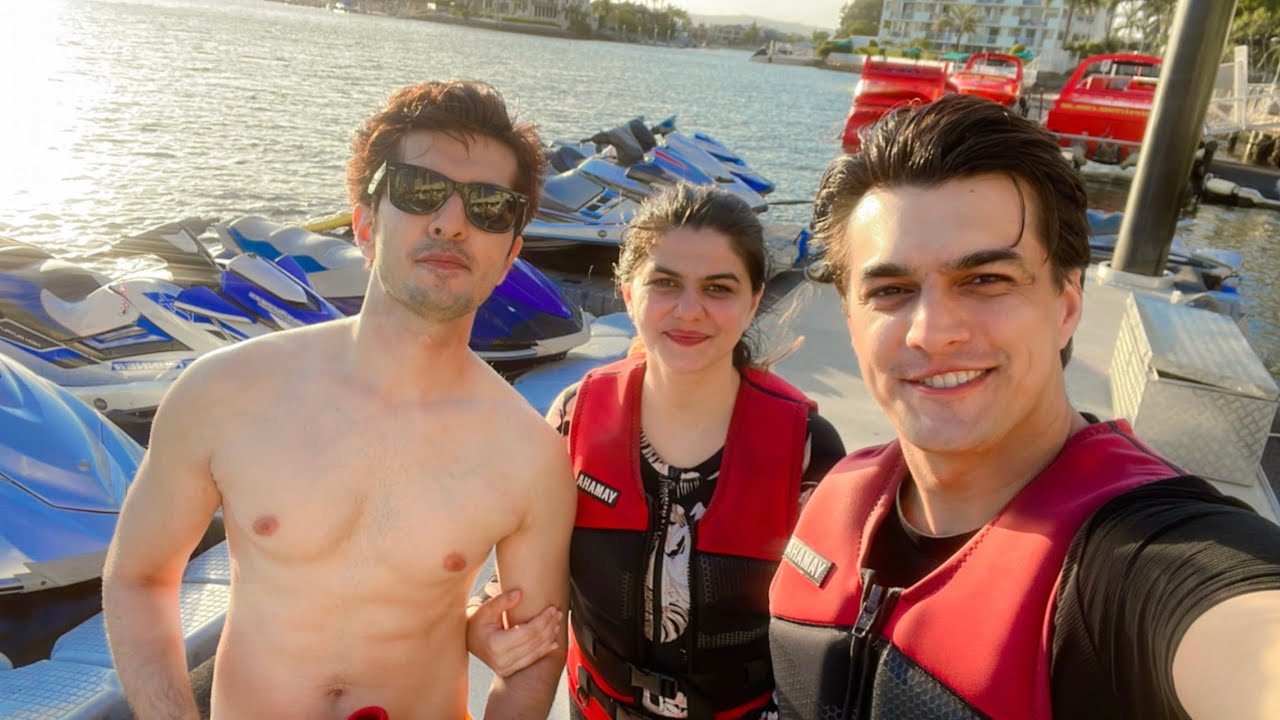 Raced Jet Skis through Gold Coast in Australia