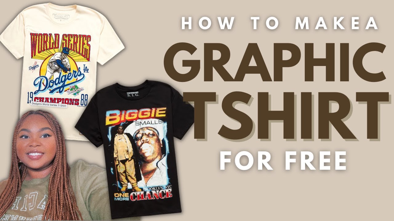 How To Create A Graphic Tee For Free - The Easiest Way Ever! 