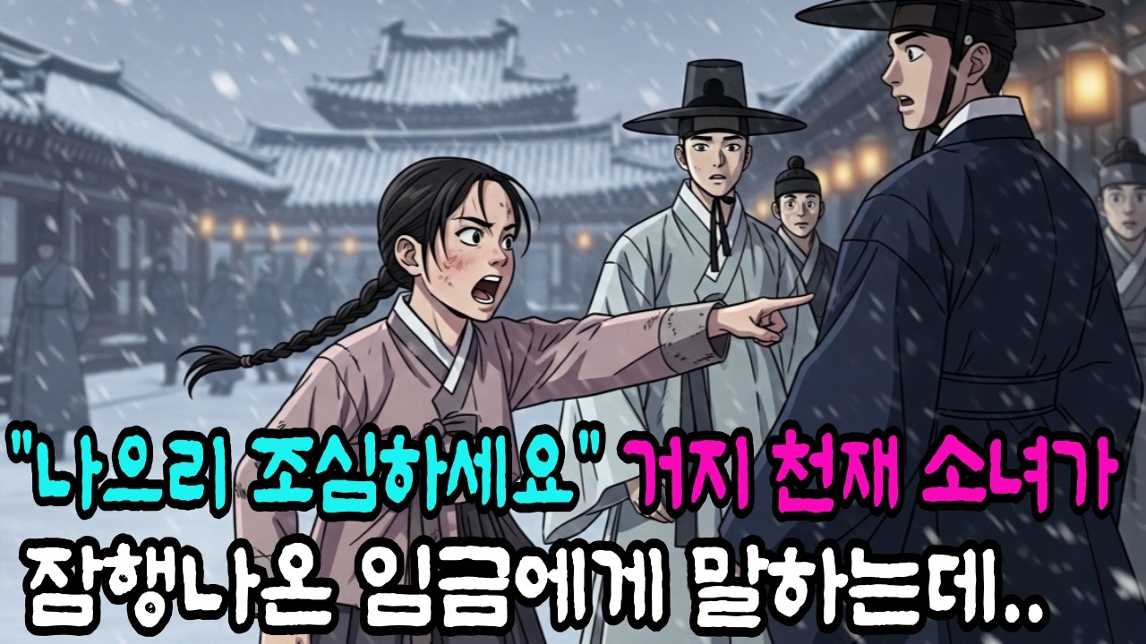 거지 소녀가 잠행 임금에게 