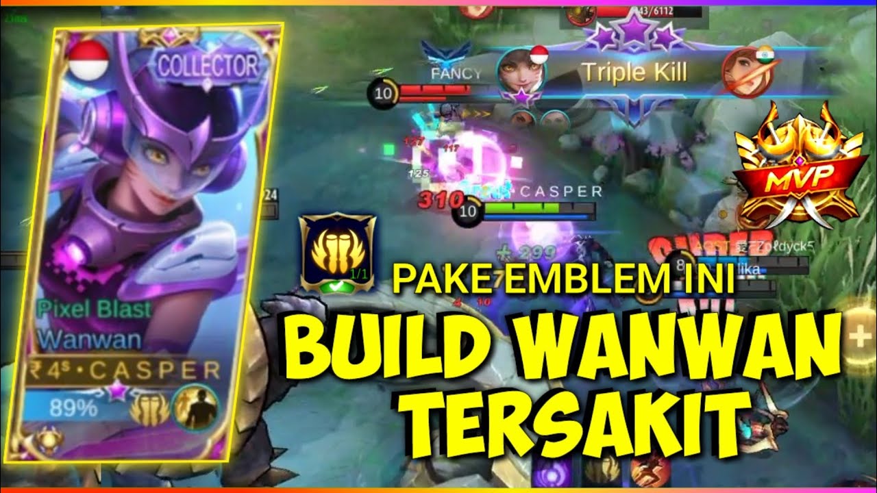 MCL!! ITEM BUILD WANWAN TERSAKIT 2021 - BUILD WANWAN TERSAKIT TOP GLOBAL MOBILE LEGENDS