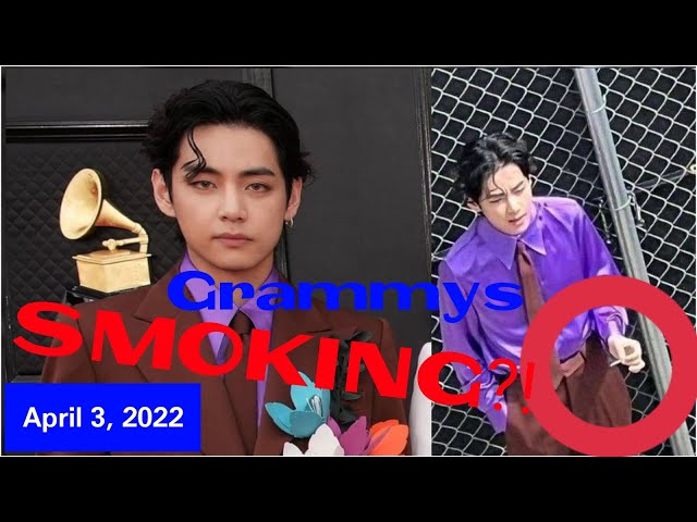 BTS' V caught smoking on camera at Grammy Awards 2022, ARMY gets furious