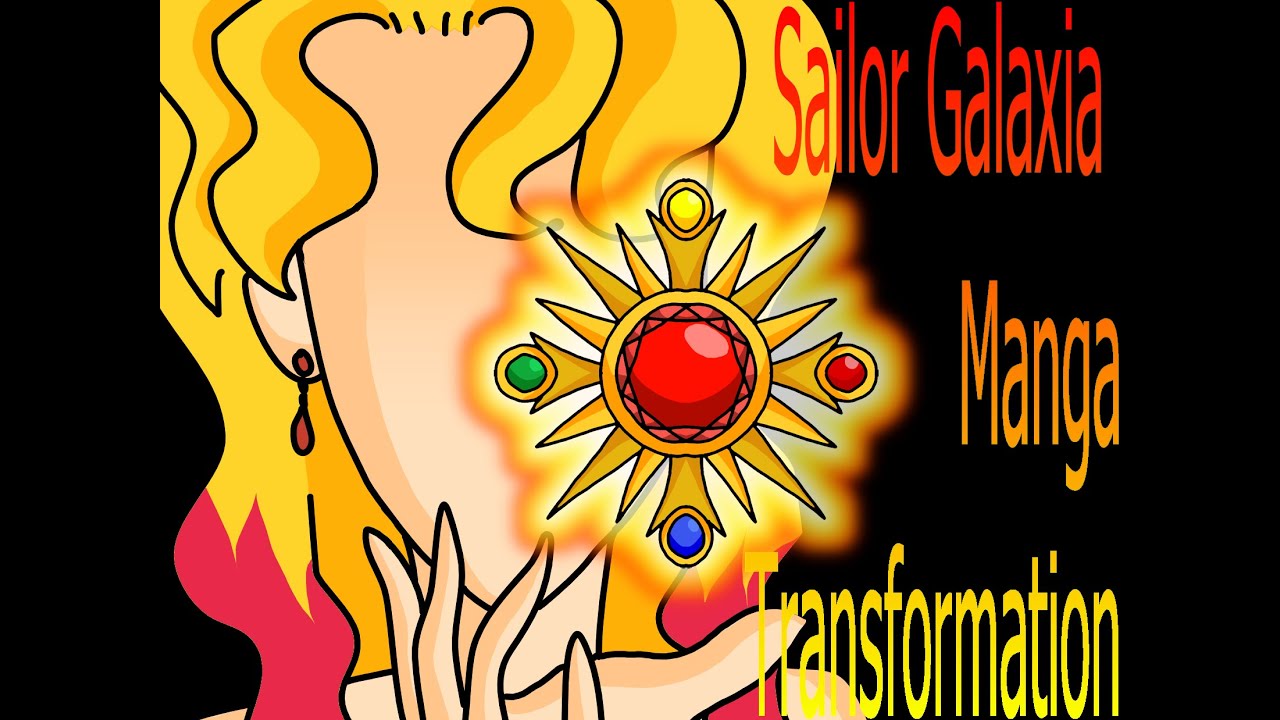 Sailor Galaxia (Manga Transformation)
