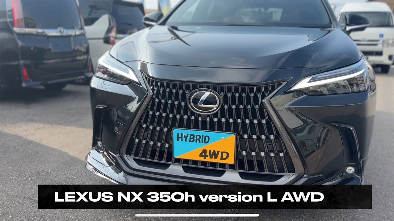 2023 Lexus NX350h Version L AWD – JDM Luxury with Red Leather & Modellista!