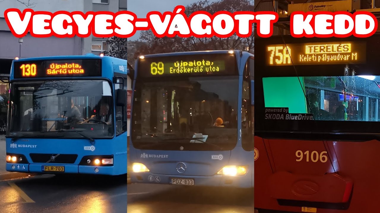 HIRTELEN (VILLAMOS)PÓTLÁS, TERELT 75-ÖS ÉS KÉT IKARUS EGY KEDD DÉLUTÁNON!