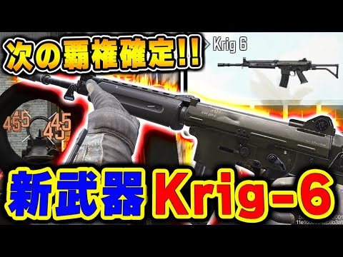 新武器『Krig-6』がピースキーパー越え間違いなし！もはやAK117の上位互換で来シーズンの最強となるか...【CODモバイル】〈KAME〉