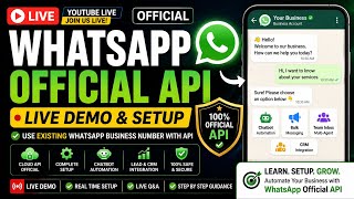 WhatsAPP Official API LIve