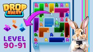 Drop Away Level 90-91 Solution Walkthrough