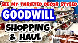 I need something blue! Come THRIFT WITH ME at GOODWILL and let’s find it + sharing my HAUL??