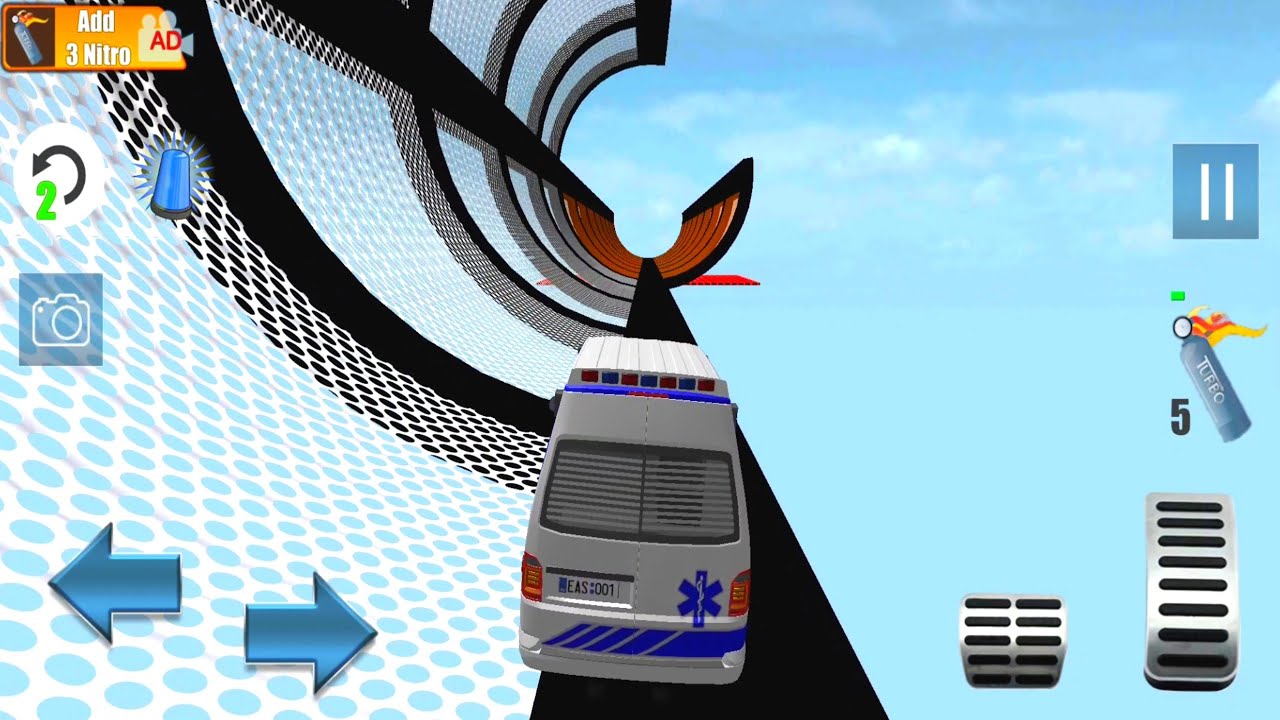 Ambulance Stunt Car Racing Game_ Impossible Tracks #5