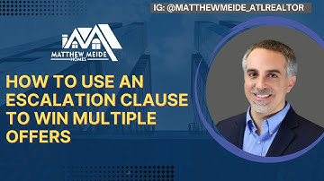 🤔 How to use an Escalation Clause ⏫ to Win Multiple Offers 🏡