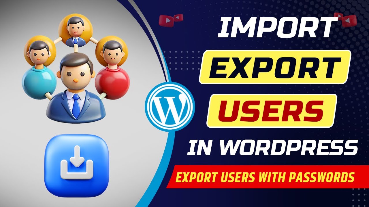 How to export users from WordPress website | WordPress export users ...