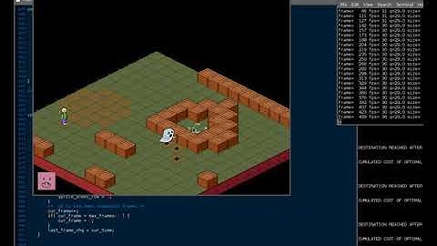 C++ | SDL2 | A-star pathfinding - Blueprinting, queueing orders